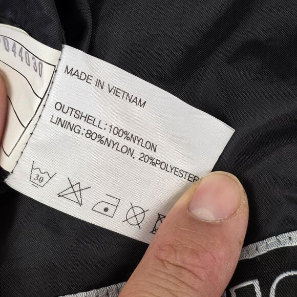 Victory Motorcycles Jacket Mens 3XL Black Gray Full Zip Nylon Embroidered Biker - Picture 15 of 15